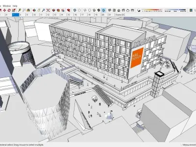 Sketchup Shopping Center V4 3D model