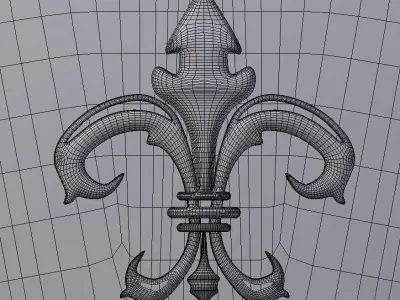 Kite Shield 3D model