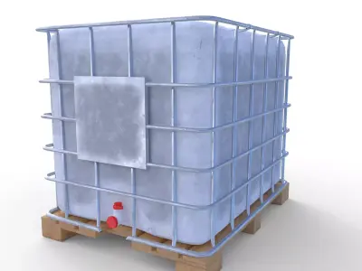 IBC Container 3 Low-poly 3D model