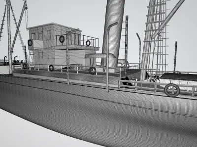Bandirma Ferry Bandirma Vapuru 3D model