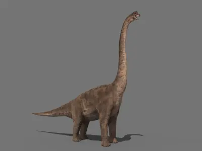 Brachiosaur Forever - 8K 3D model