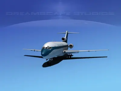 Boeing 727-100 Sabena 2 3D model