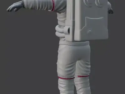 Astronaut Spacesuit 3D Model 3D model 24