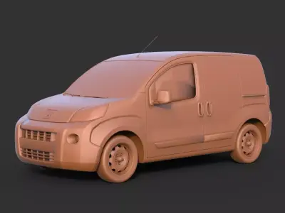 Peugeot Bipper 3D print model