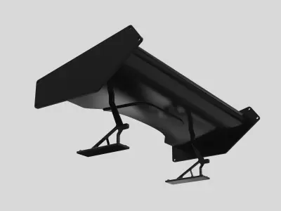 Spoiler clavo auto 3D model