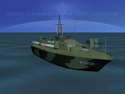 Patrol Torpedo Boat PT252 3D model