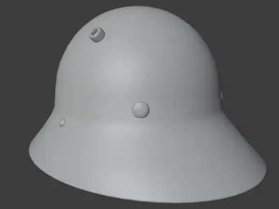 M30 and M32 Helmet Low-poly 3D model