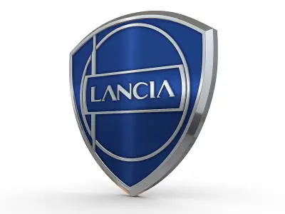 lancia new logo 3D model