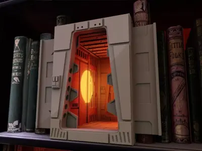 Sci-Fi Wolkway 3D print model