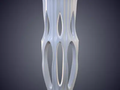 Futuristic Parametric Voronoi Vase Statue PM-904 3D print model