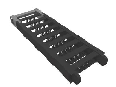 E chain Low-poly 3D model