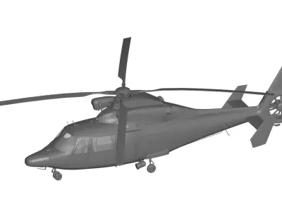 Eurocopter AS-365  3D model