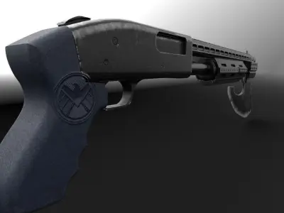 Shotgun-AXE Marvels 3D model