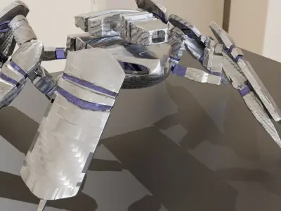 3D model super Spider sci-fi with texture Free 3D model