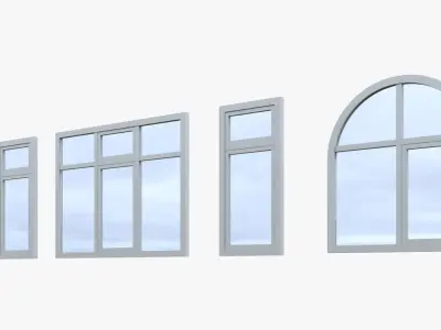 windovs Low-poly 3D model