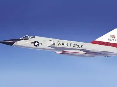 Convair F-106 Delta Dart 3D model