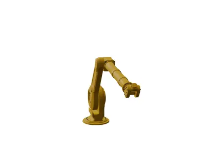 Robot arm rigged Free 3D model