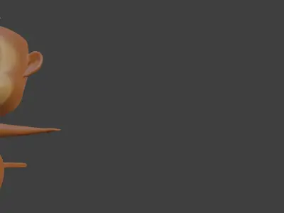 MONKEY CARTOON 3D model