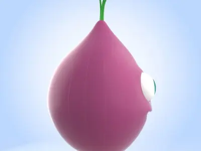 Onion 3D model