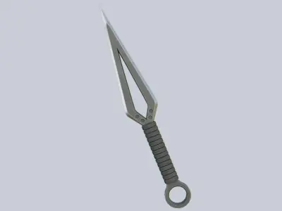 Kunai Low-poly 3D model