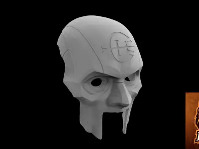Dishonored Mask ready to 3d print 3D model