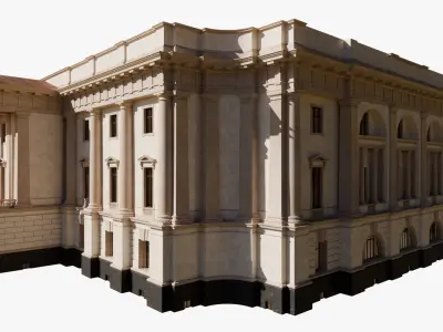 Neoclassical Palace - Government Classical Building 3D Model 3D model