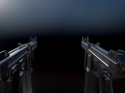 Spectre M4 Low-poly 3D model