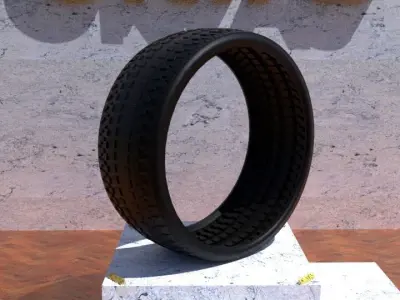 ORTAS TIRE NO 33 GAME READY Low-poly 3D model