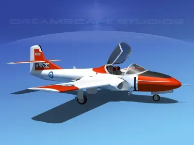 Cessna T-37 Tweetybird V07 Greece 3D model