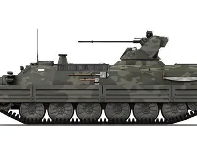MT-LB 6MB 2017 3D model