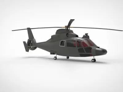 Harbin Z 9 Helicopter 3D model