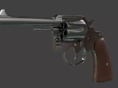 Colt 1917 Low-poly 3D model