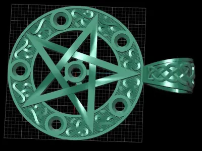 Star pendant 20 3D print model purchase
