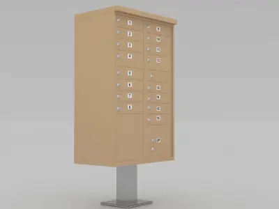 Mailbox 3D model 5