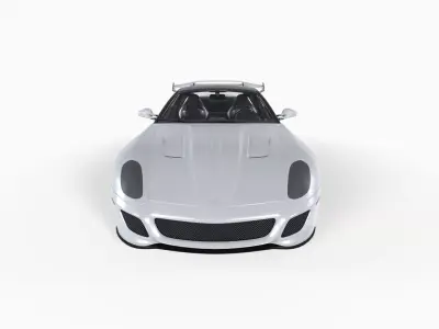 Super Sport Car Low-poly 3D model
