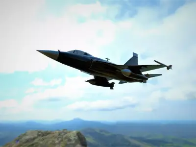 JF 17 Free low-poly 3D model