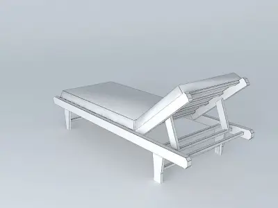 SS Deckchair Free 3D model