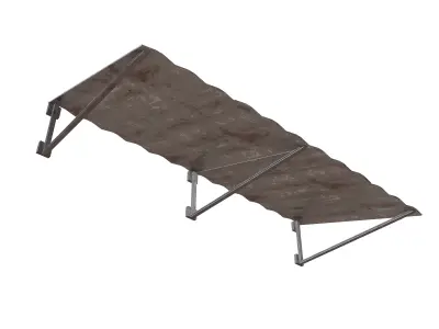 Tin Roof v1 002 Low-poly 3D model