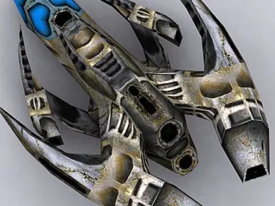 3DRT - Alien Invasion Pack Low-poly 3D model