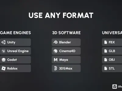 Ultimate Stylized Weapons Low-poly 3D model