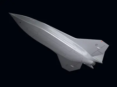 FCAS UCAV 3D model