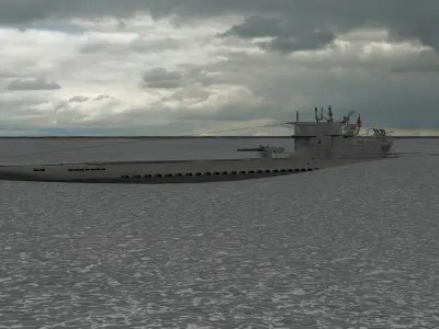 U-505 3D model