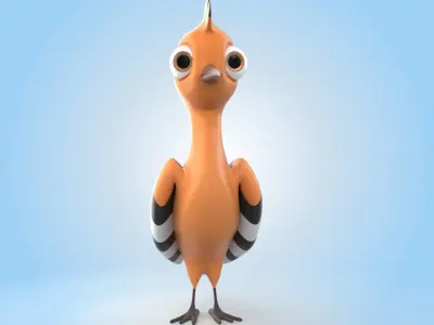 Hoopoe 3D model