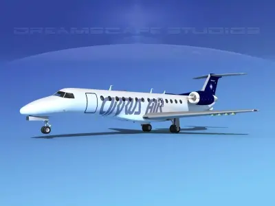 Embraer ERJ-135 Cirrus Air 3D model