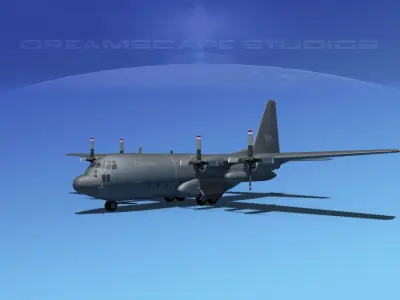 Lockheed C-130 Hercules RCAF 2 3D model