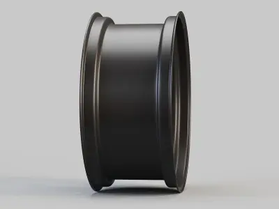 Steel Car Wheel 3D model