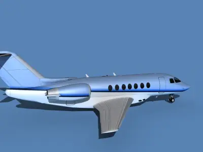 Hawker Siddley 4000 V07 3D model