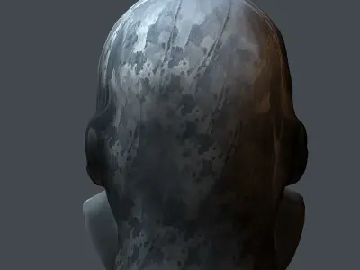 Helmet 3d model military combat Military Low-poly Low-poly 3D model