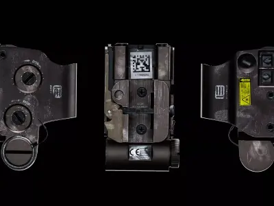 EOTECH HWS TAN EXPS3 DCR Low-poly 3D model