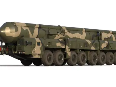 Topol M SS-27 Rs24 Yars SS-29 3D model